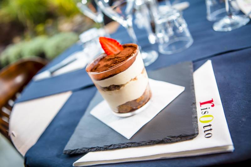 Tiramisu café speculoos et ses fraises proche de Talence